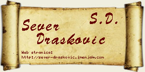 Sever Drašković vizit kartica